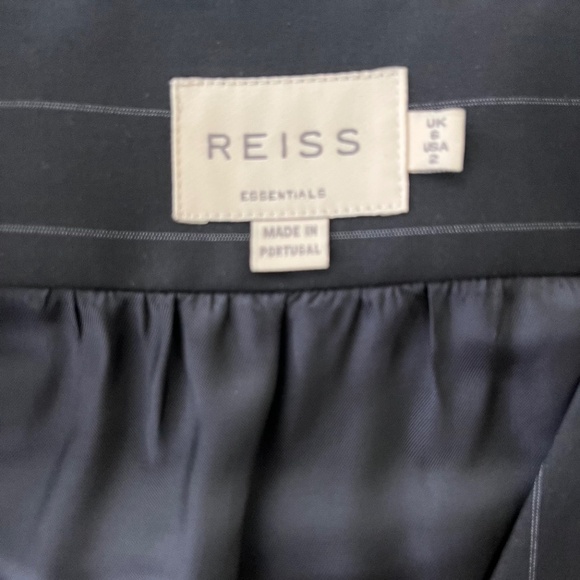 REISS Women's Single-Breasted Tailored Pinstripe Waistcoat/Vest Size US 2 - Picture 5 of 7